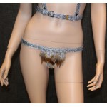 Driehoek String Veren Naturel